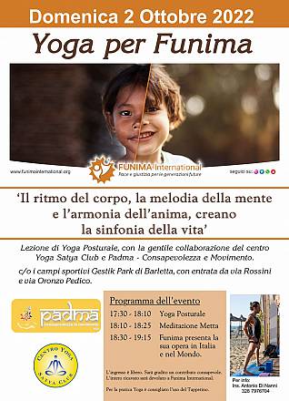 Yoga per funima (serata di beneficenza)